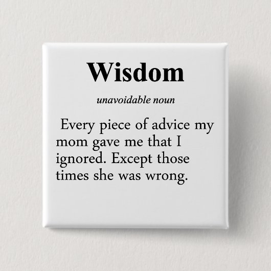 知恵定義 缶バッジ (正面)