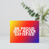 知恵意欲を起こに対すインスパイアる引用文 ポストカード (スタンド正面)