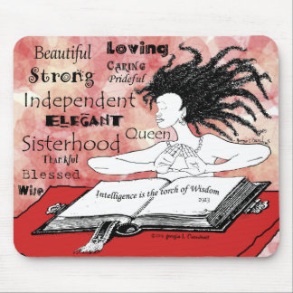 知恵知性があるの聖火だ マウスパッド