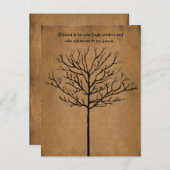 知恵賛美を命の木に求める者は ポストカード (正面/裏面)