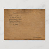 知恵賛美を命の木に求める者は ポストカード (裏面)