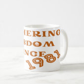 知恵 コーヒーマグカップ (正面右)