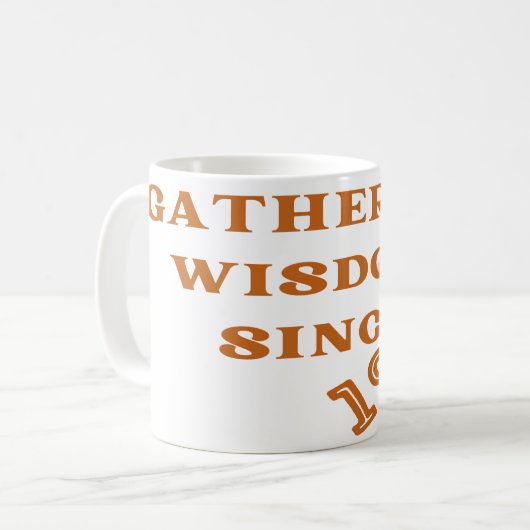 知恵 コーヒーマグカップ (正面左)