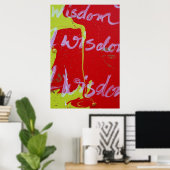 「知恵」 ポスター (ホームオフィス)