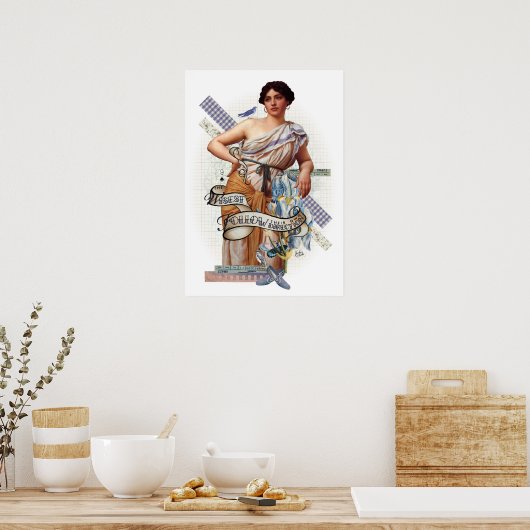 知恵 ポスター (キッチン)