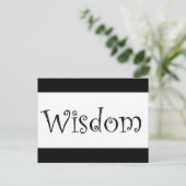 知恵 ポストカード (スタンド正面)