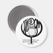 知恵 マグネット (正面/裏面)