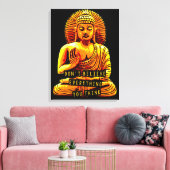 知恵。全て信じて行くな考えい キャンバスプリント (インサイチュ (リビング))