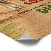 知恵、勇気、尊厳（キリン、インスピレーション） ポスター (角)