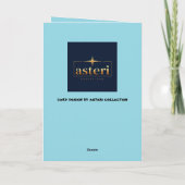 👓「知恵…」風誕生日 サンキューカード (裏面)