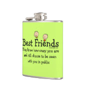 知最高のっている フラスク (左)