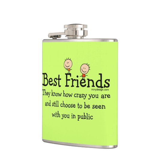 知最高のっている フラスク (左)