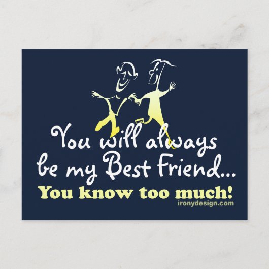 知最高のる友人 ポストカード (正面)