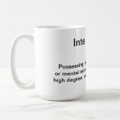 知的なコーヒー・マグ コーヒーマグカップ (左)