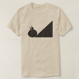 知的なメッセージが魅力のモダンデザイン Tシャツ