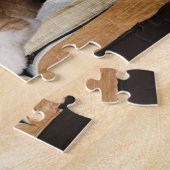 知的な猫 ジグソーパズル (側面)