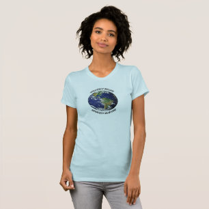 知的に設計された地球 Tシャツ