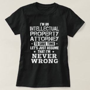 知的財産弁護士 Tシャツ
