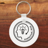 知的–4meキャップ キーホルダー (正面)