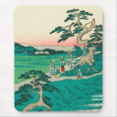 知立日本ヴィンテージ浮世絵木版プリント マウスパッド (正面)