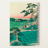 知立（ちりゅう）:ヴィンテージ日本の木版画 ノートブック (裏面)