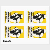 知素晴らしる 長方形シール (シート)