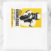 知素晴らしる 長方形シール (バッグ)