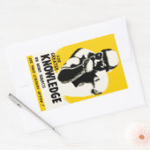 知素晴らしる 長方形シール (封筒)