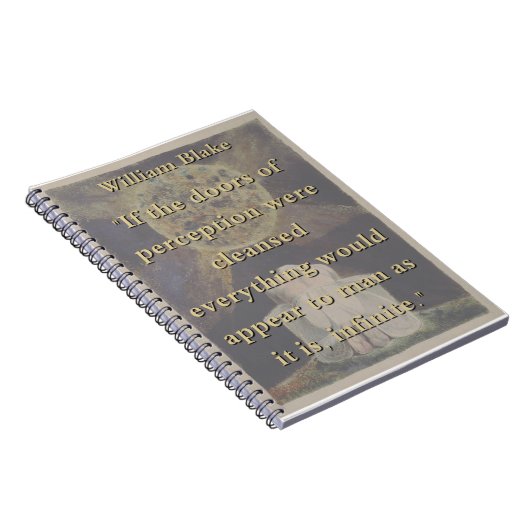 知覚もしのドアが浄化された – W Blake ノートブック (右側)