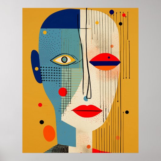 知覚スペクトル抽象芸術 ポスター (正面)