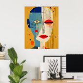 知覚スペクトル抽象芸術 ポスター (ホームオフィス)