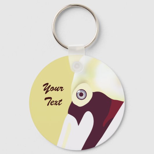 知覚ペリカンキーチェーン キーホルダー (正面)