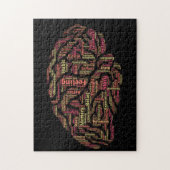 知覚感動的ワードアート ジグソーパズル (縦)