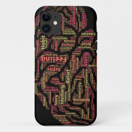 知覚感動的ワードアート iPhone 11 ケース
