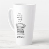 知識と無知の哲学引用文ニーチェ カフェラテマグ (左アングル)