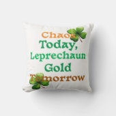 知識と運を広めるワンラッキー先生 クッション (正面)