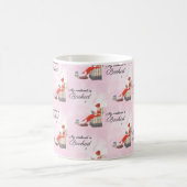 知識にふける – 女読は落ち着いて モーフィングマグカップ (中央)