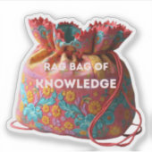 知識のバッグ シール (正面)