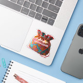 知識のバッグ シール (ノートパソコンとiPhone)