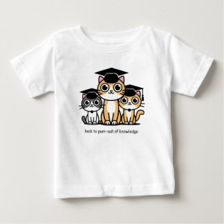 "知識のパーズスーツに戻る"子供のTシャツ ベビーTシャツ