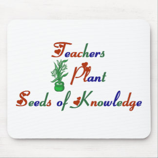 知識のマウスパッドの先生の植物の種 マウスパッド
