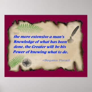 知識の力（マット）ポスター ポスター