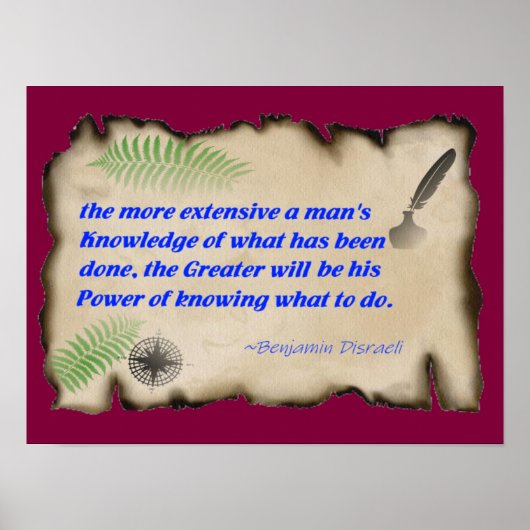 知識の力（マット）ポスター ポスター (正面)