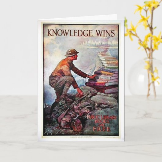 知識の勝利 カード (黄色い花)