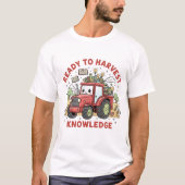 知識の収穫の時 Tシャツ (正面)