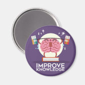 知識の向上 マグネット (正面/裏面)