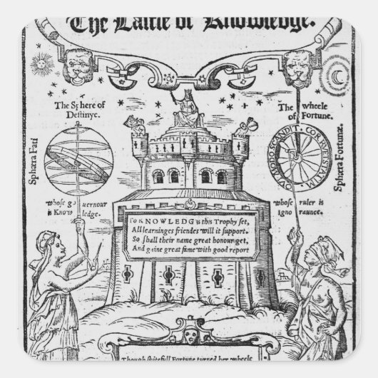 知識の城の根本 スクエアシール (正面)