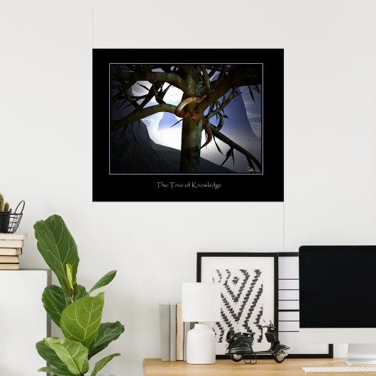 知識の木 ポスター (ホームオフィス)