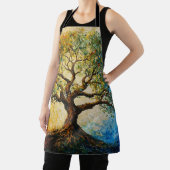 知識の木 – 油彩画 エプロン (インサイチュ)