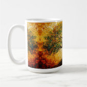 知識の木 – 油彩画 コーヒーマグカップ (左)